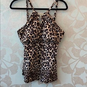 Ruby Ribbon Swim Top